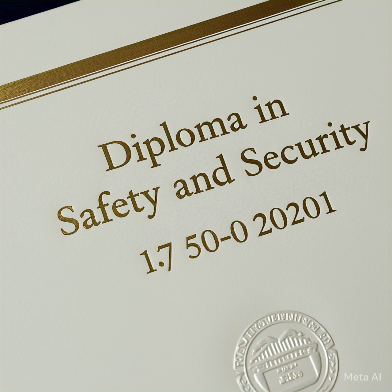 DIPLOMA IN SAFETY AND SECURITY
