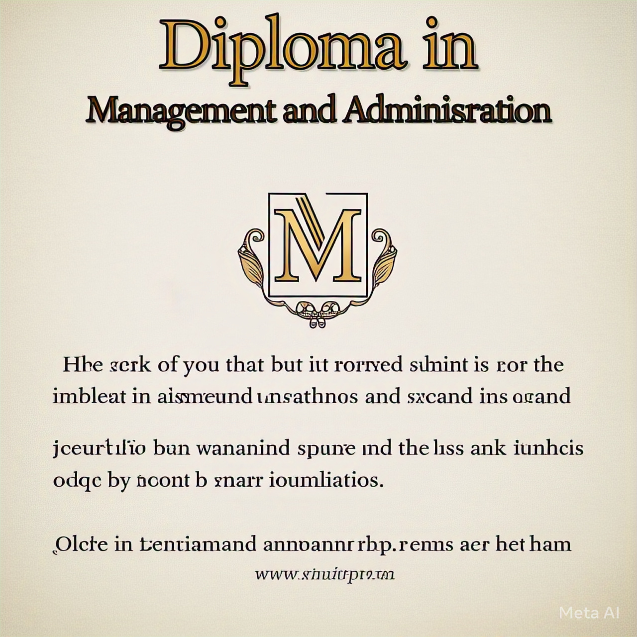 DIPLOMA IN MANAGEMENT AND ADMINISTRATION